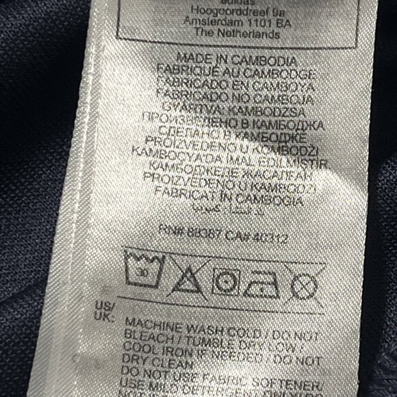 Adidas Originals M Trefoil Bold Club Spliced Tricolor Tee Blue Green Red Shirt - Picture 9 of 13